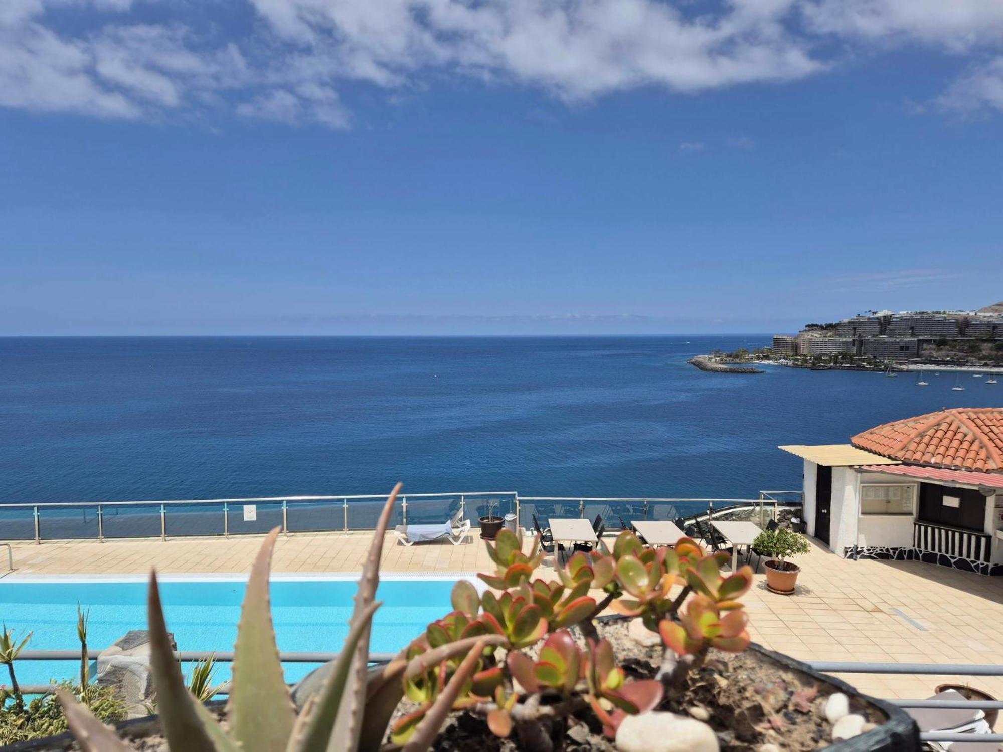 Very Romantic Seaview Apartment Patalavaca Mogan With Warm Pool Exterior foto